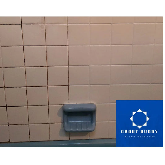 how to brush grout