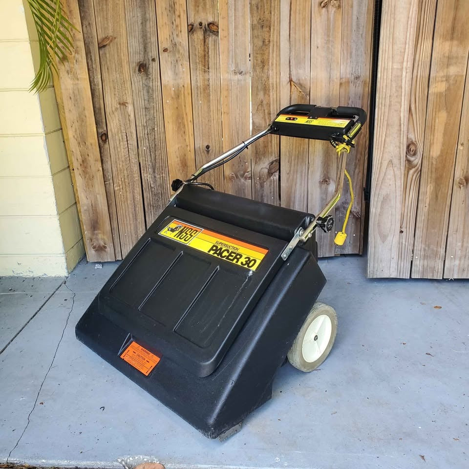30" NSS super suction pacer wide area  commercial vacuum upright swipper.