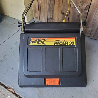 30" NSS super suction pacer wide area  commercial vacuum upright swipper.
