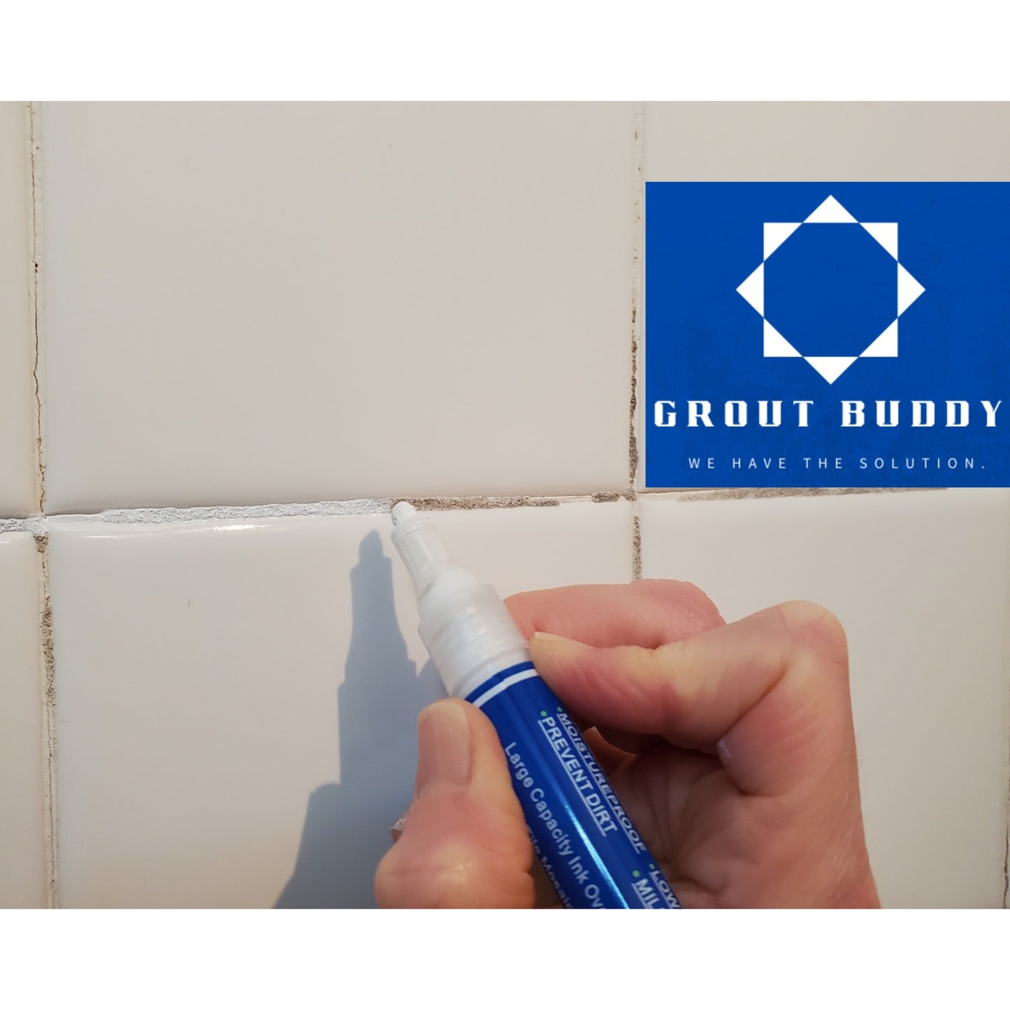 Gray- 3 PACK Grout buddy grout color-sealer pen- Waterproof-mildew proof- Gray