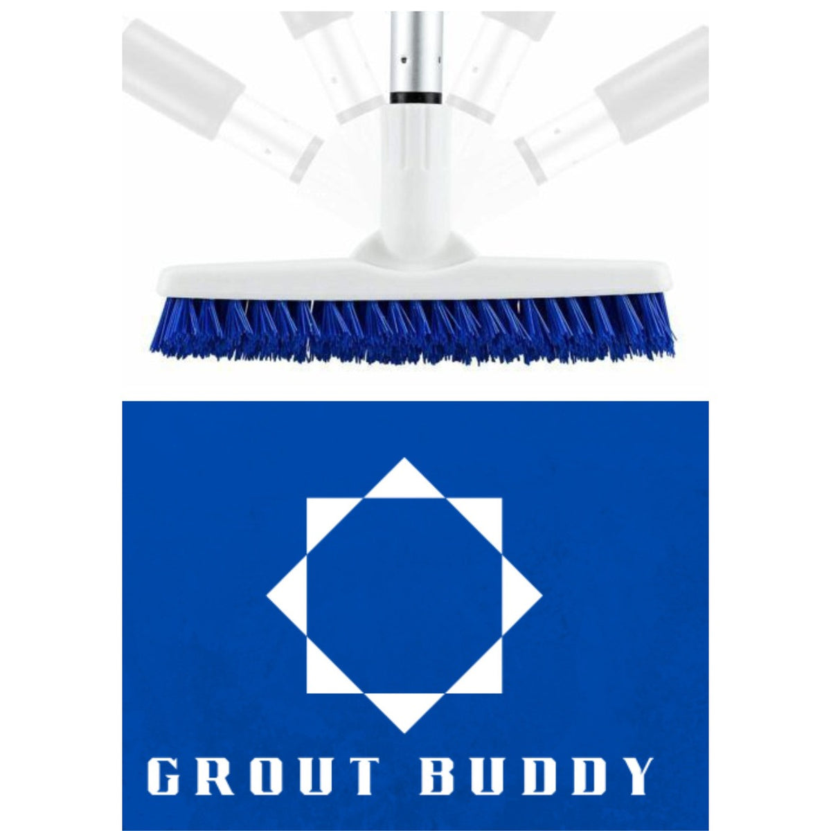 3 PACK Grout brush cleaner head for floors kitchen-bathroom -Tile and grout 3 PACK