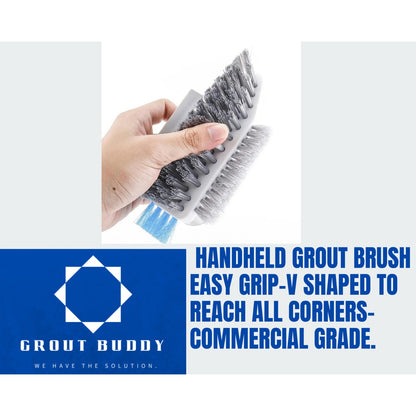 3 PACK Grout buddy heavy duty Handheld Grout Cleaning brush