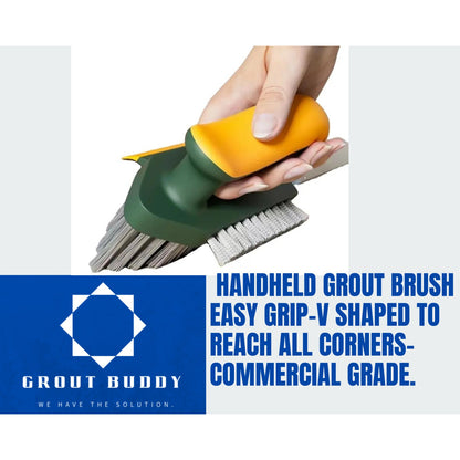 3 PACK Grout buddy heavy duty Handheld Grout Cleaning brush