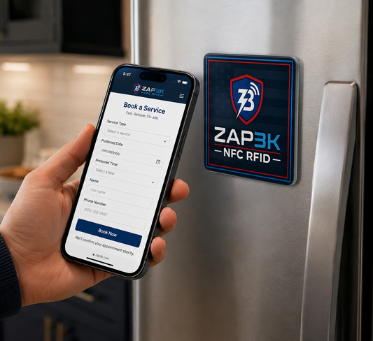 Premium NFC Business Card Contact Magnet | Tap-to-Share Digital Card- 50 pack