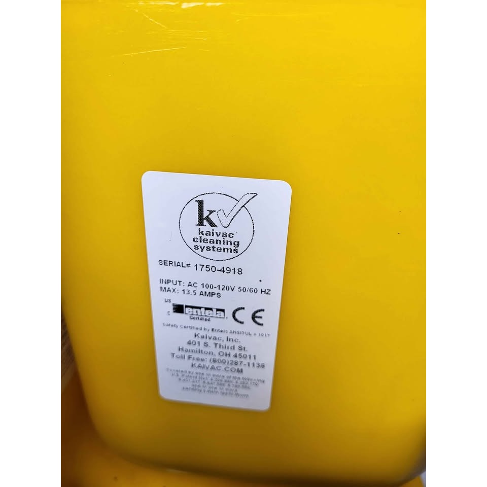 Kaivac 1750 Cleaning System