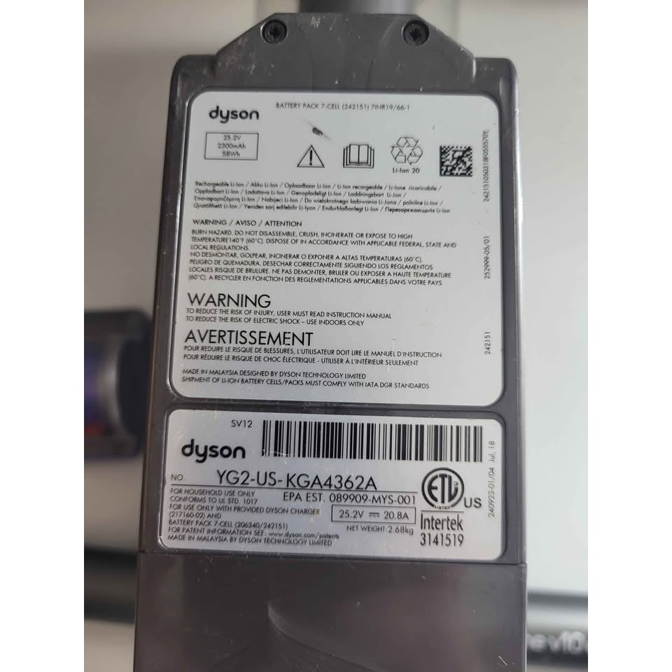 Dyson Cyclone V10 Animal Cordless Vacuum-USED